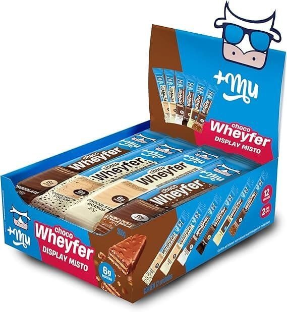 Chocowheyfer-Mais-Mu-Wafer-Proteico-Caixa-Mista-6g-de-Proteina-Zero-Acucar-Display-com-12-Unidades